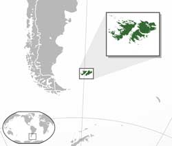 Falkland Islands location