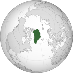 Greenland (orthographic projection)