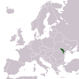 Moldova location map
