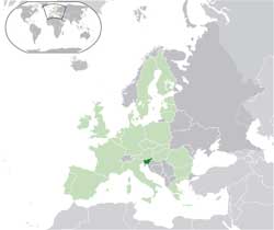 Slovenia locaiton