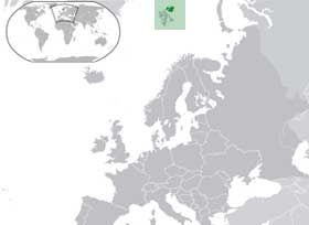 Spitsbergen location