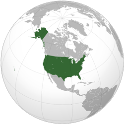 USA (orthographic projection)