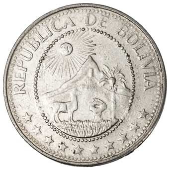 Bolivia 20-CENTAVOS (KM189)