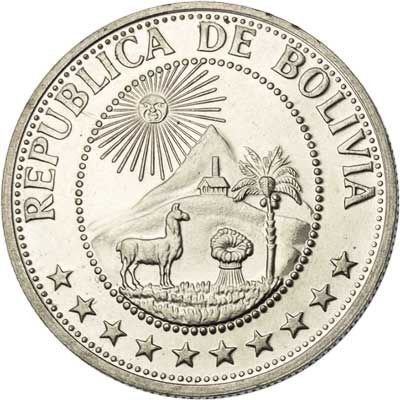Bolivia 1-PESO BOLIVIANO (KM192)
