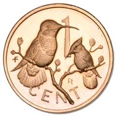 British Virgin Islands 1-CENT (KM1)