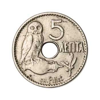 Greece 5-LEPTA (KM62)