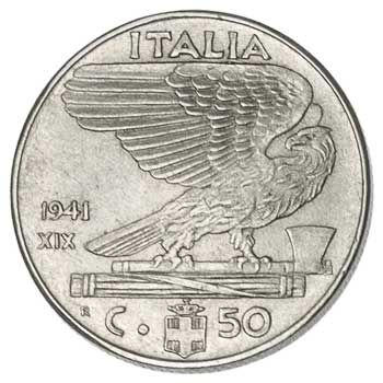Italy 50-CENTESIMI (KM76b)