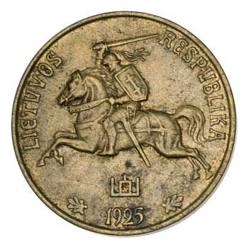 Lithuania 20-CENTU (KM74)