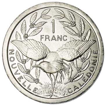 New Caledonia 1-FRANC (KM10)