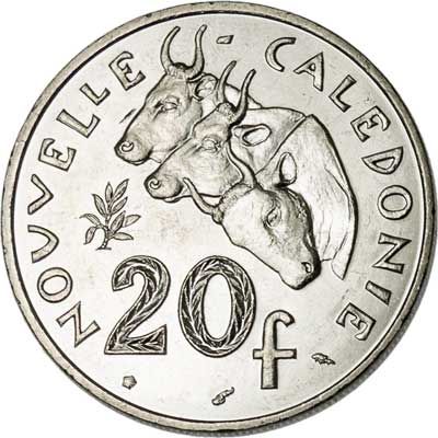 New Caledonia 20-FRANCS (KM12)