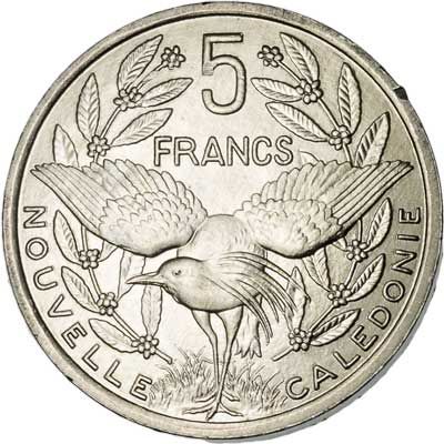 New Caledonia 5-FRANCS (KM16)