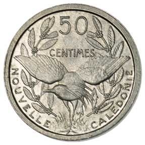 New Caledonia 50-CENTIMES (KM1)