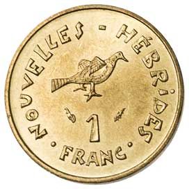 New Hebrides 1-FRANC (KM4)