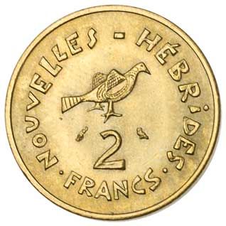 New Hebrides 2-FRANCS (KM5)