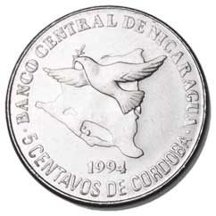Nicaragua 5-CENTAVOS (KM80)