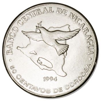 Nicaragua 25-CENTAVOS (KM83)