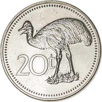 Papua New Guinea 20-TOEA (KM5)