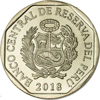 Peru 2018 Coin 1 Sol Endangered Wildlife Tapir Andino 