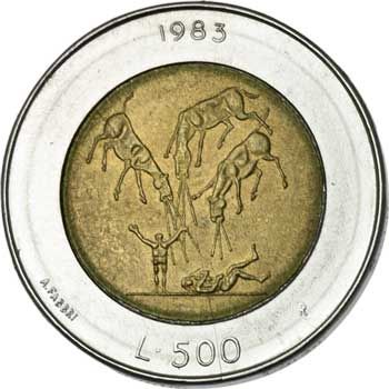 San Marino 500-LIRE (KM153)