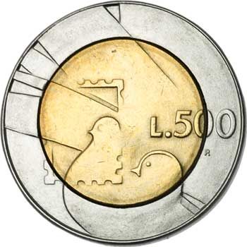 San Marino 500-LIRE (KM256)