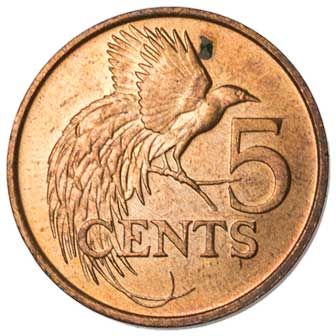 Trinidad and Tobago 5-CENTS (KM30)