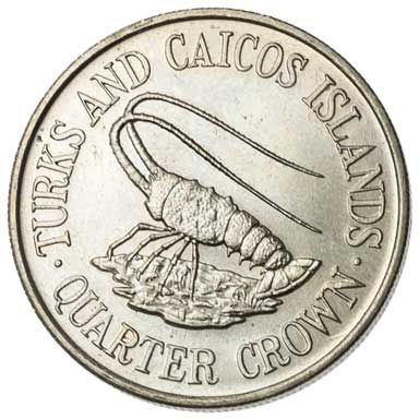 Turks and Caicos QUARTER-CROWN (KM51)