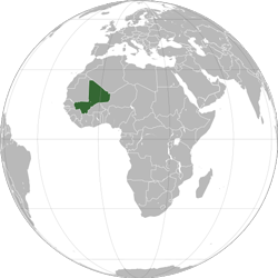 Mali (orthographic projection)