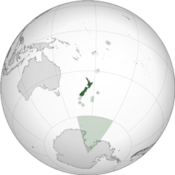 New Zealand (orthographic projection)