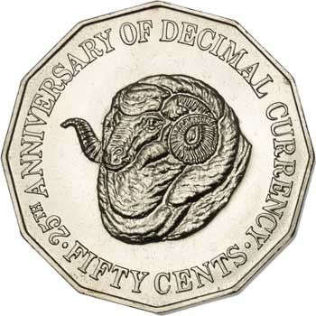 Australia 50-CENTS (KM139)