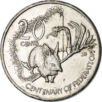 Australia 20-CENTS (KM562)
