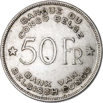 Belgian Congo 50-FRANCS (KM27)