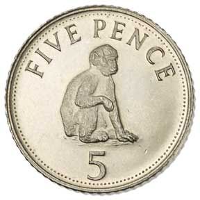 Gibraltar 5-PENCE (KM1081)