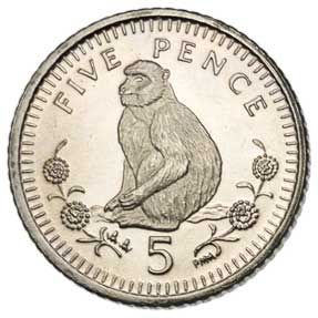 Gibraltar 5-PENCE (KM775)